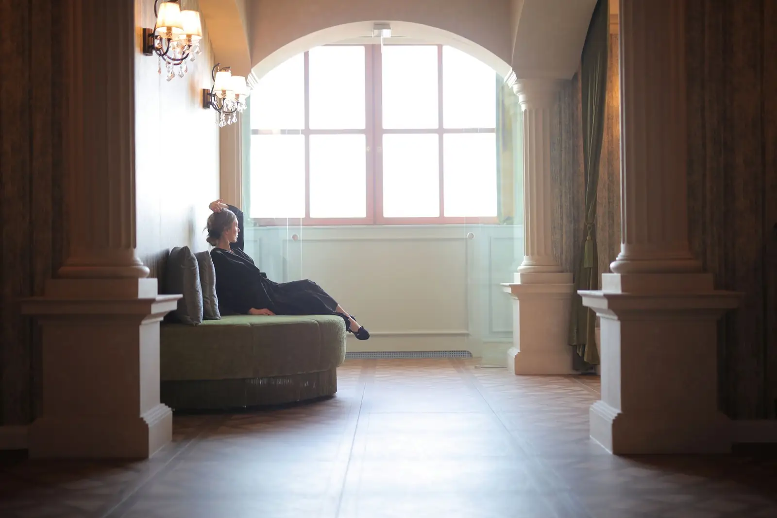 Detajl notranjosti Dravessialuxeretreata